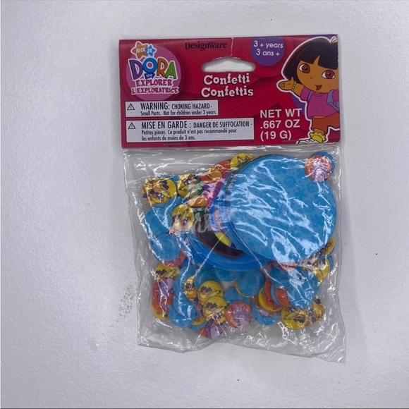 NWT Lot of 25 Go Diego Go & Lot of 3 Dora the Explorer Party Confetti - Picture 3 of 7
